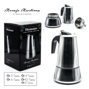 Cafetera de aluminio 3 tazas - Imagen 2