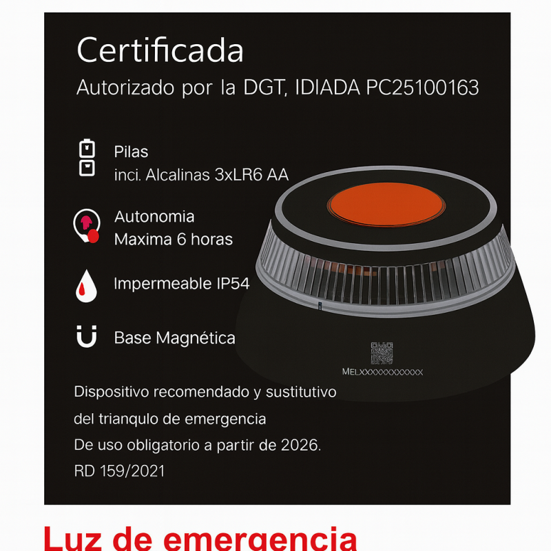BALIZA V16 GEOLOCALIZADA